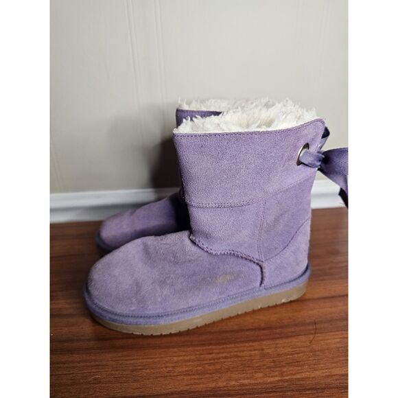 KOOLABURRA By UGG Andrah Purple Boots Short (1108611) Kids Youth Boots Size 13 - Picture 3 of 7